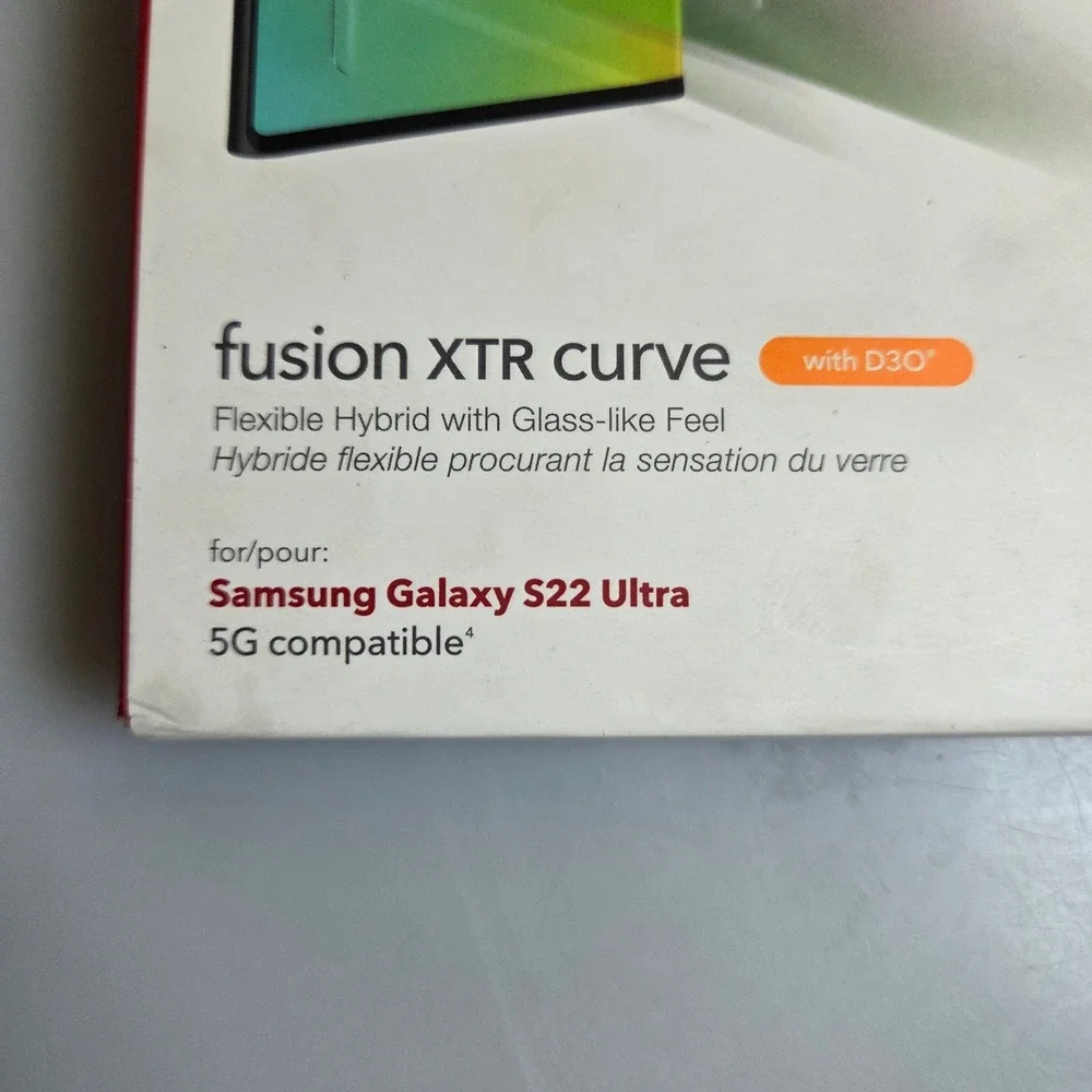ZAGG InvisibleShield Fusion XTR Curve Samsung Galaxy S22 Ultra Screen Protector